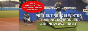 PBI 2015 Winter Training Schedules