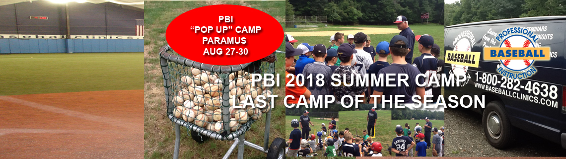 Pop Up Summer Camp – Paramus – Professional Baseball Instruction
