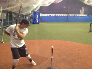 One-arm hitting drill