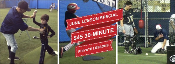 June Lesson Special At PBI – Professional Baseball Instruction