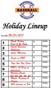 PBI's 2013 Holiday Season lineup