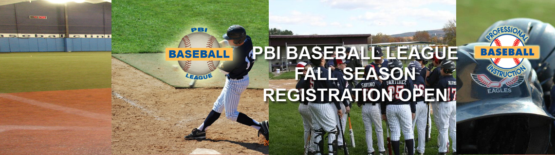 PBI Baseball League Fall Season – Professional Baseball Instruction