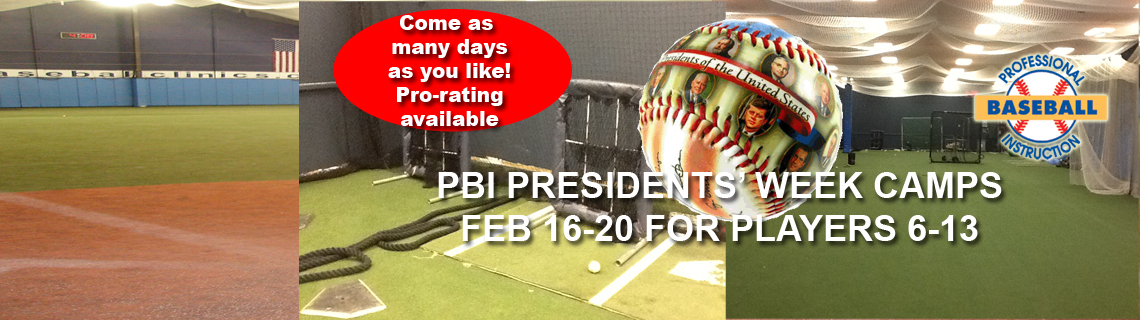 Presidents Week Baseball Camps – Professional Baseball Instruction